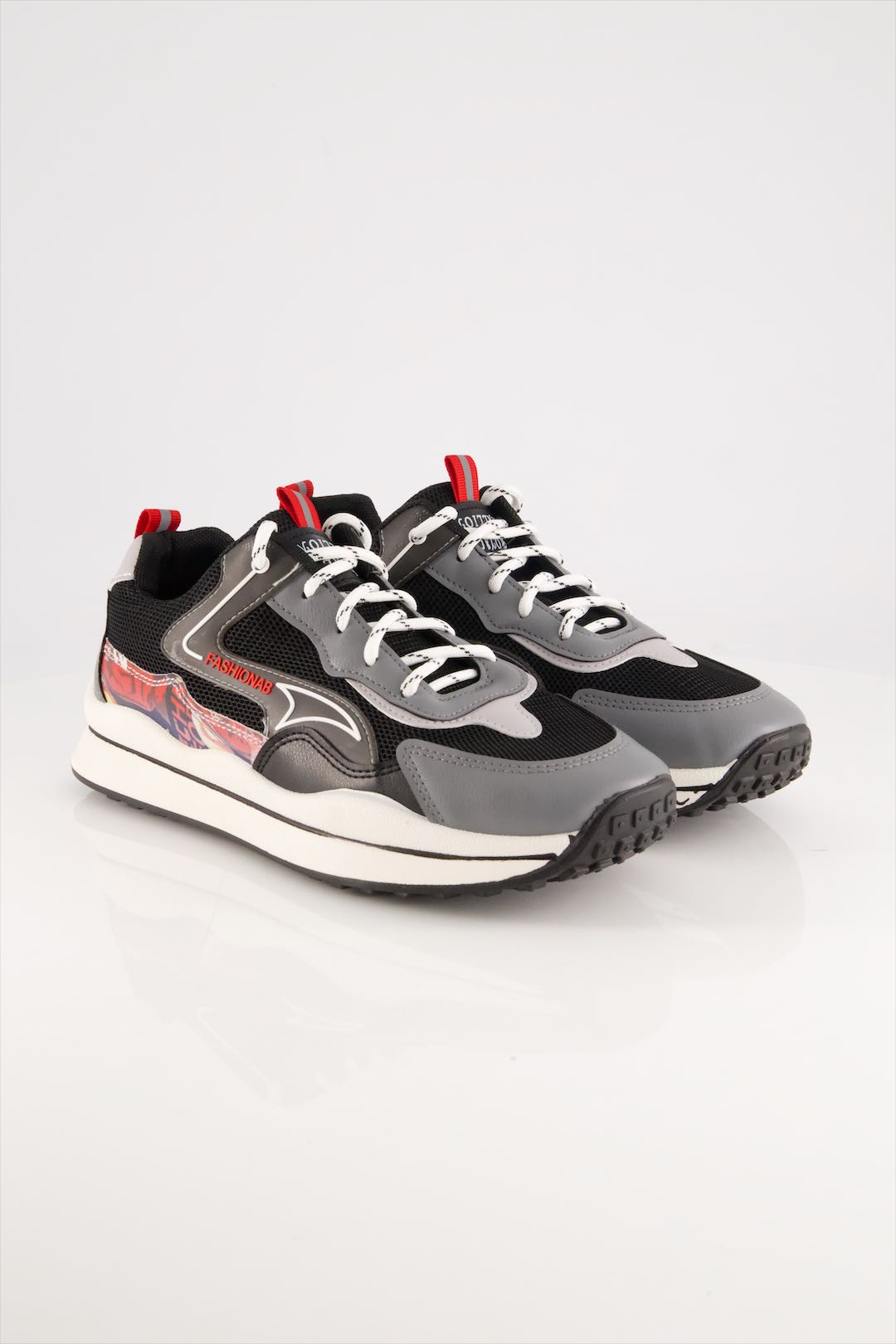 Black & Gray Sneakers Shoes for men 2024-4