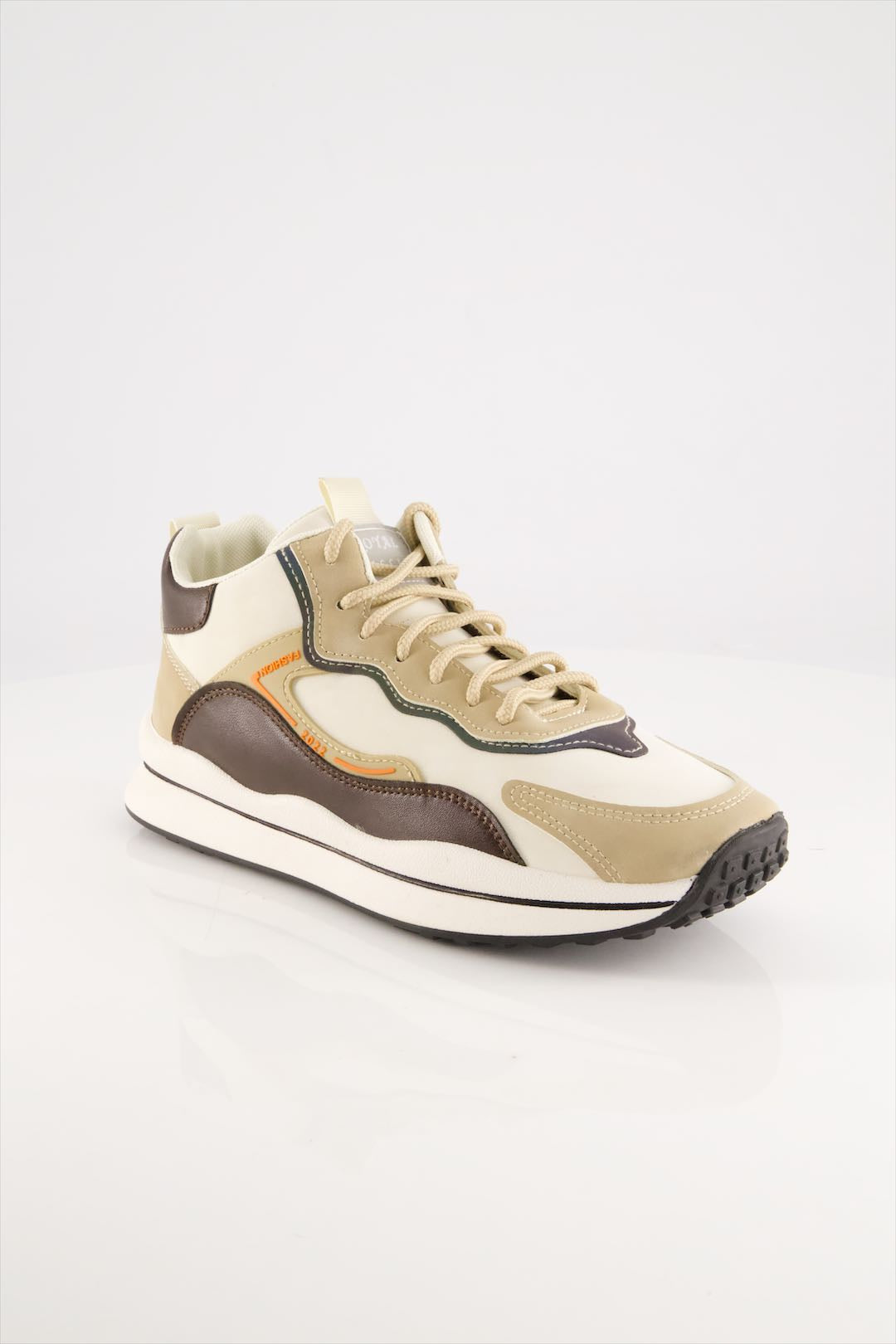 Camel White Sneakers Shoes for men 2024-5