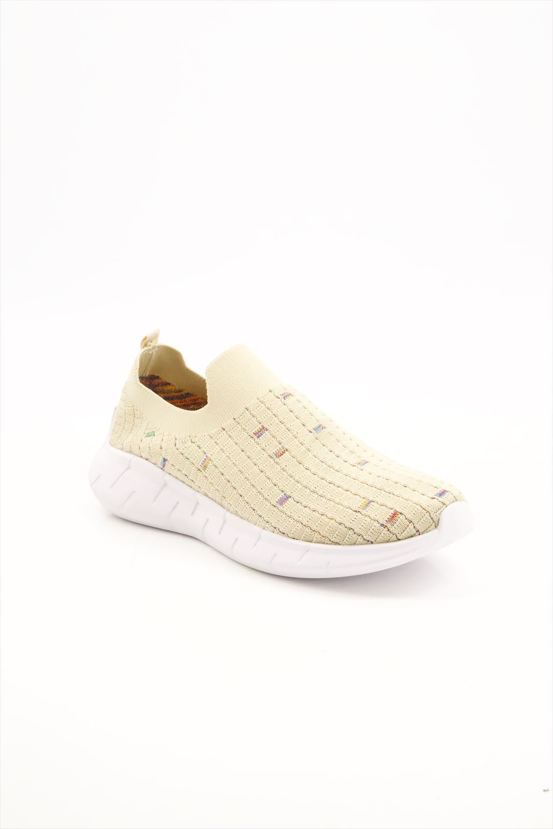 Eleze Women Soft Sole Beige Sneaker 8307