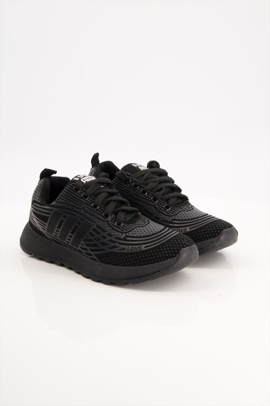 women premium black casual sneaker 224