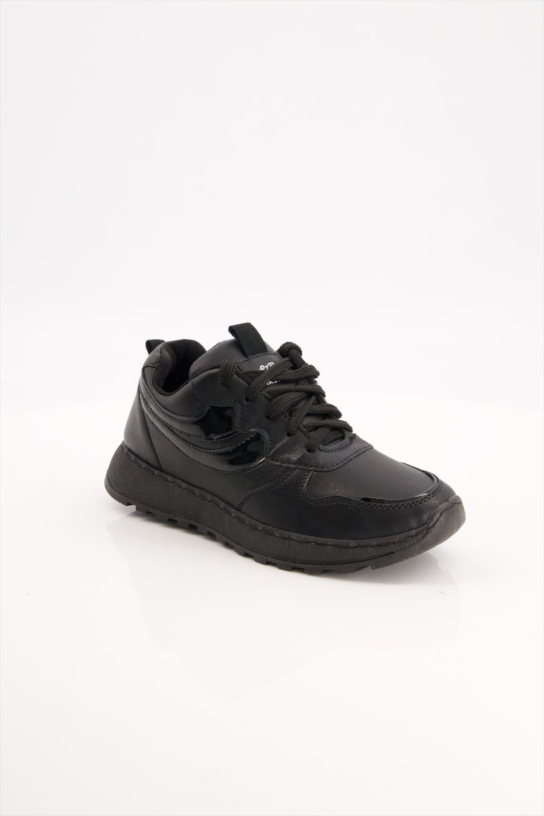 women premium black casual sneaker SB-225