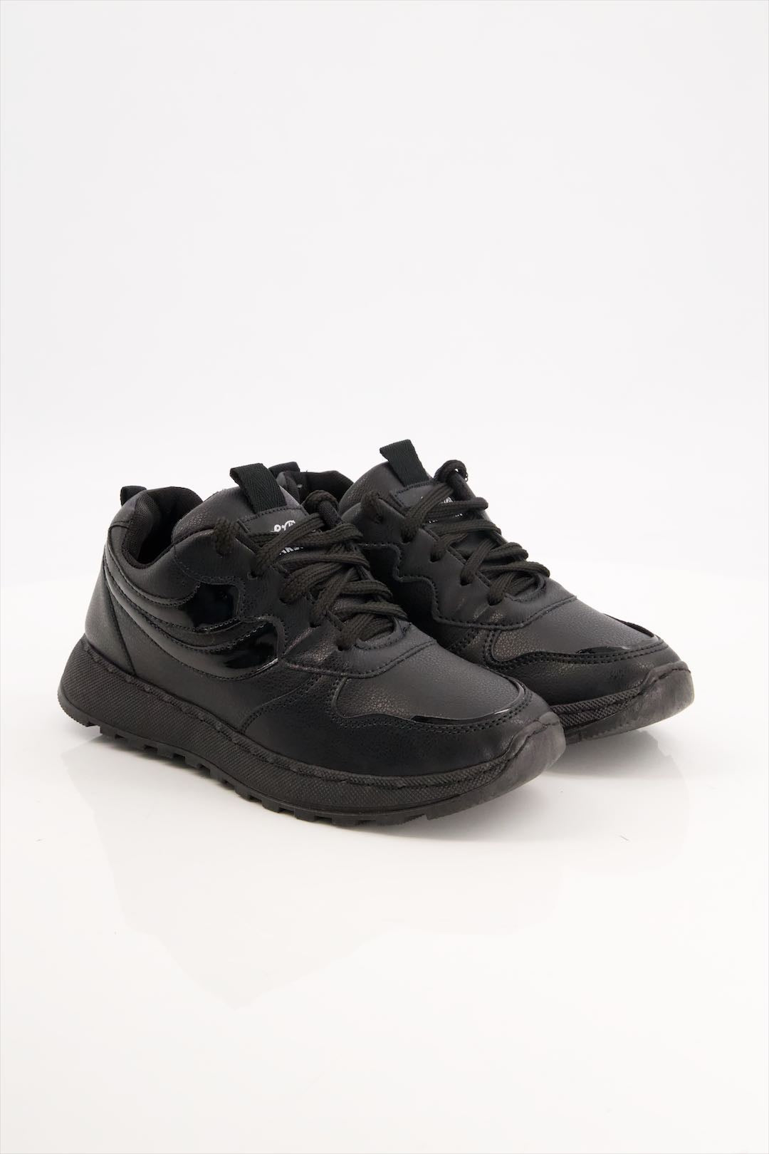 women premium black casual sneaker SB-225