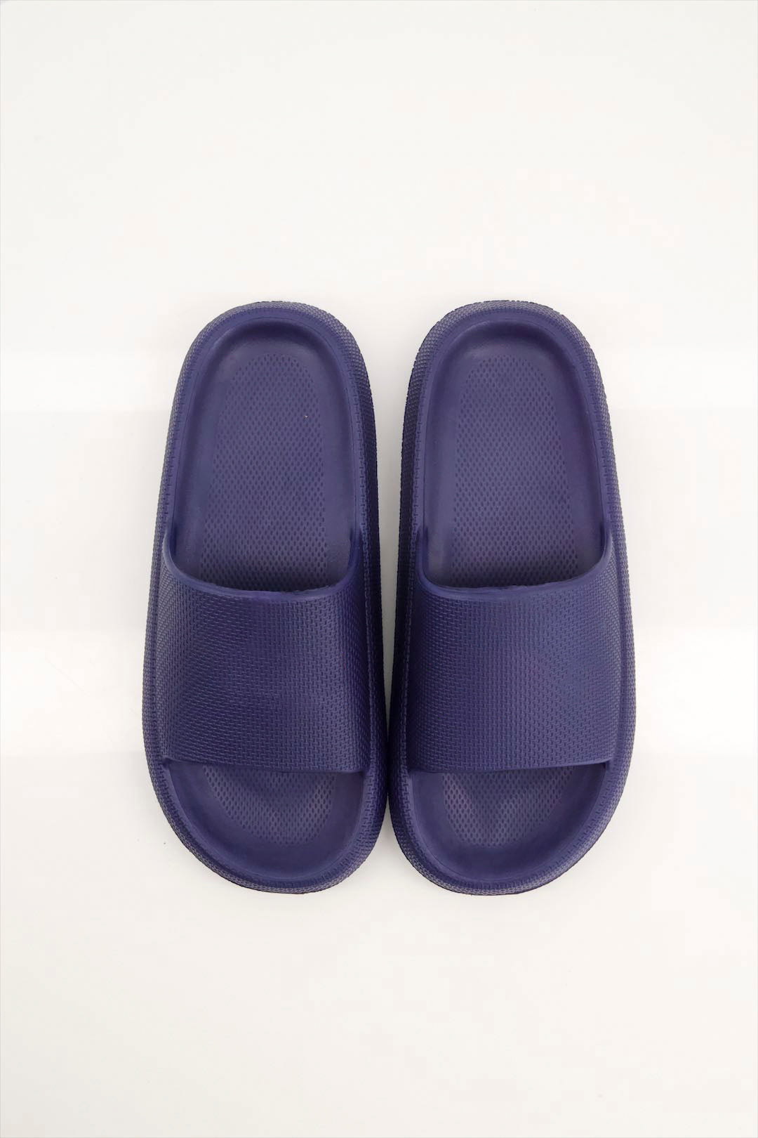 Men Comfortable Slides Of Fine Evr In Navy 1148