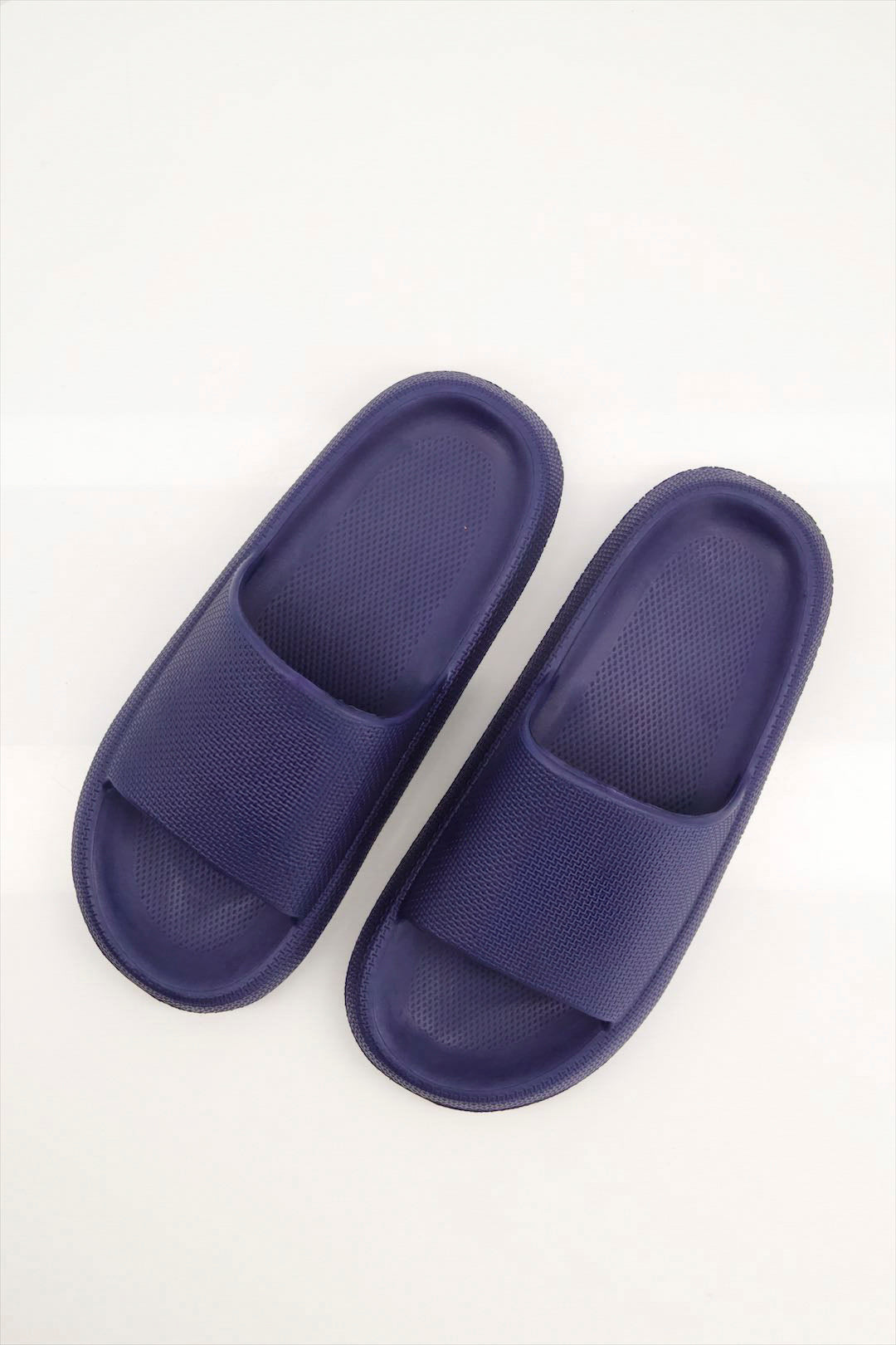 Men Comfortable Slides Of Fine Evr In Navy 1148