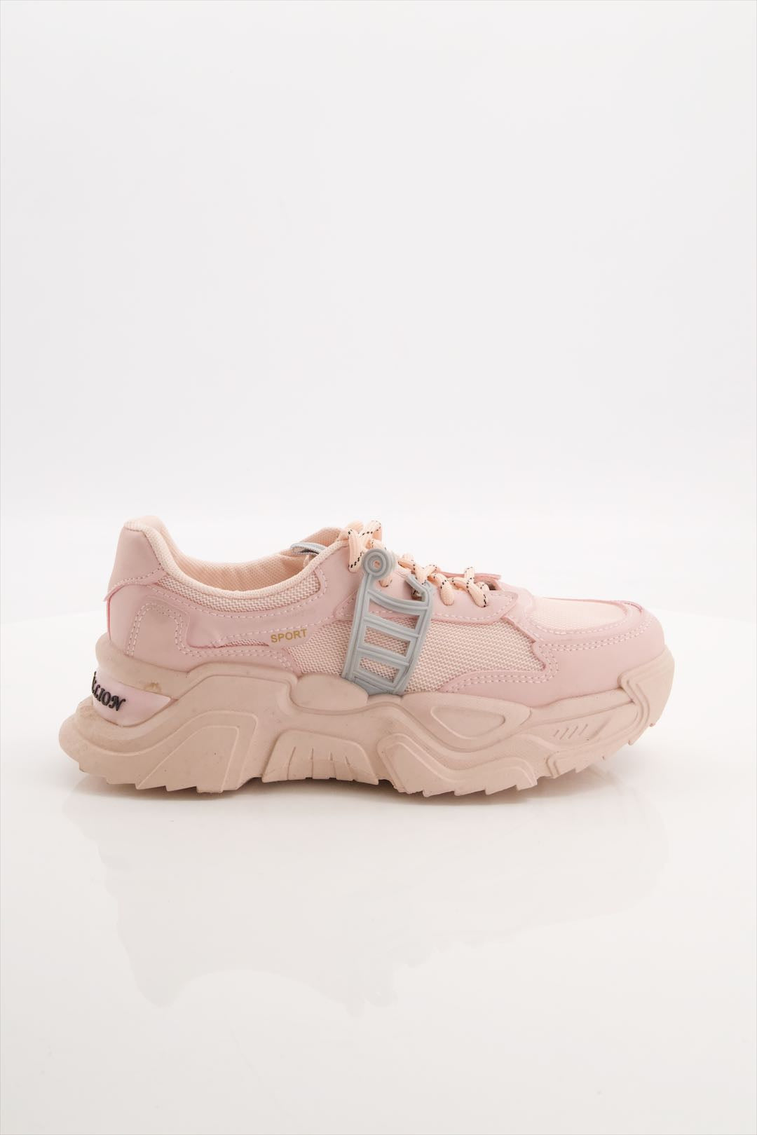 Eleze Women Running Jogger EL-132-PINK-GRAY